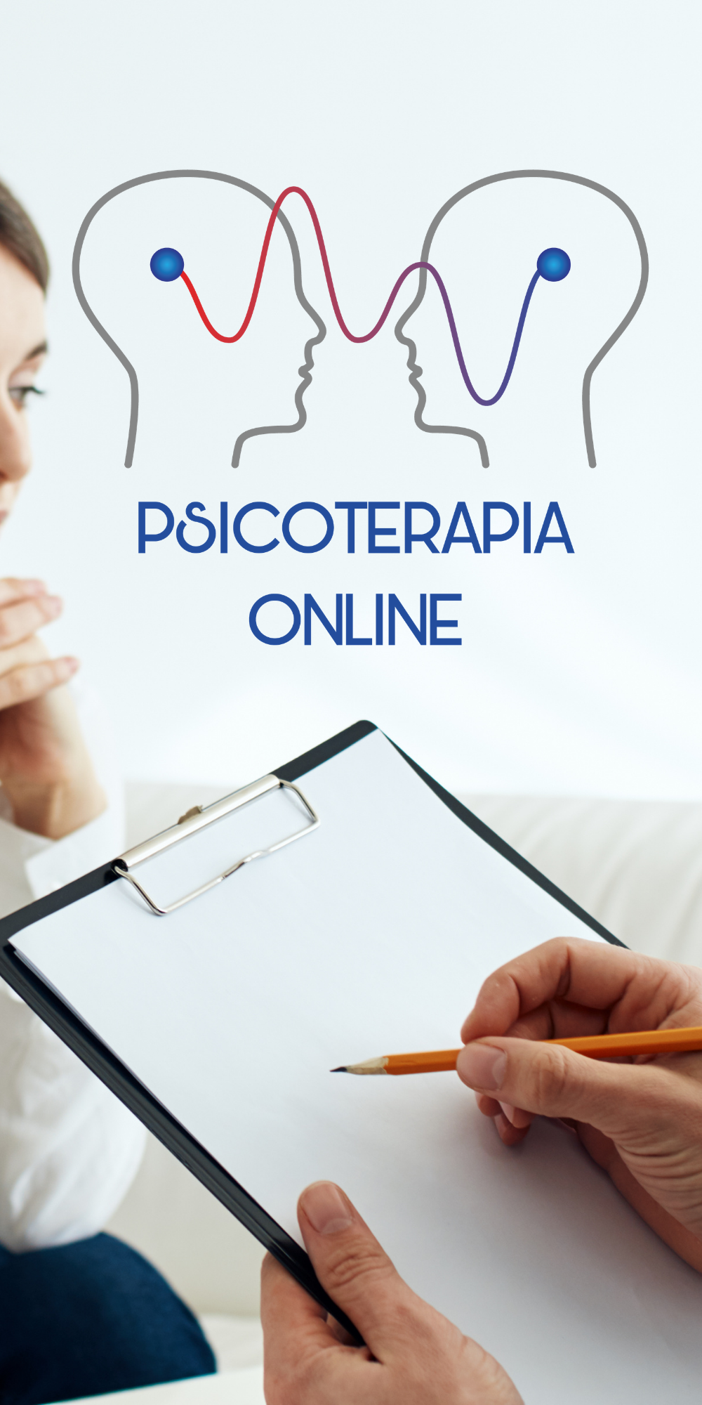 Vista en movil de psicoterapia online